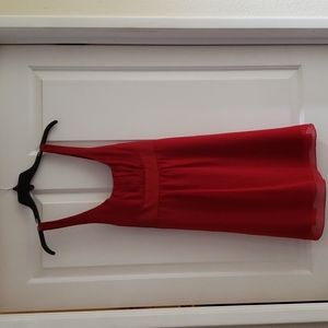 Red holiday dress. Guess size 9